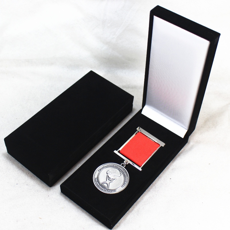 Artikel V-10L Rechteck Kunstleder Papierbox für 50 * 120 mm Medaille & Abzeichen usw. mm. 69 * 148 * 30, wiegt etwa 98 g